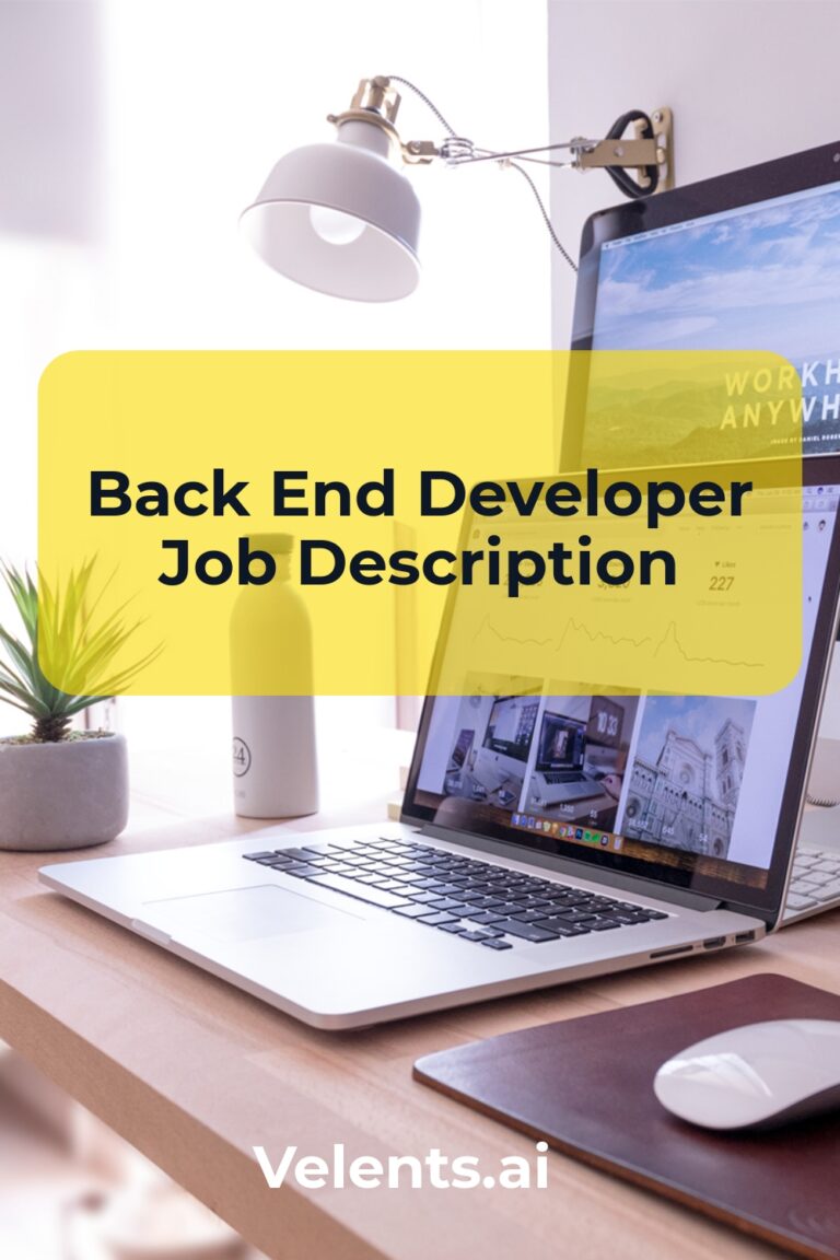 Back End Developer