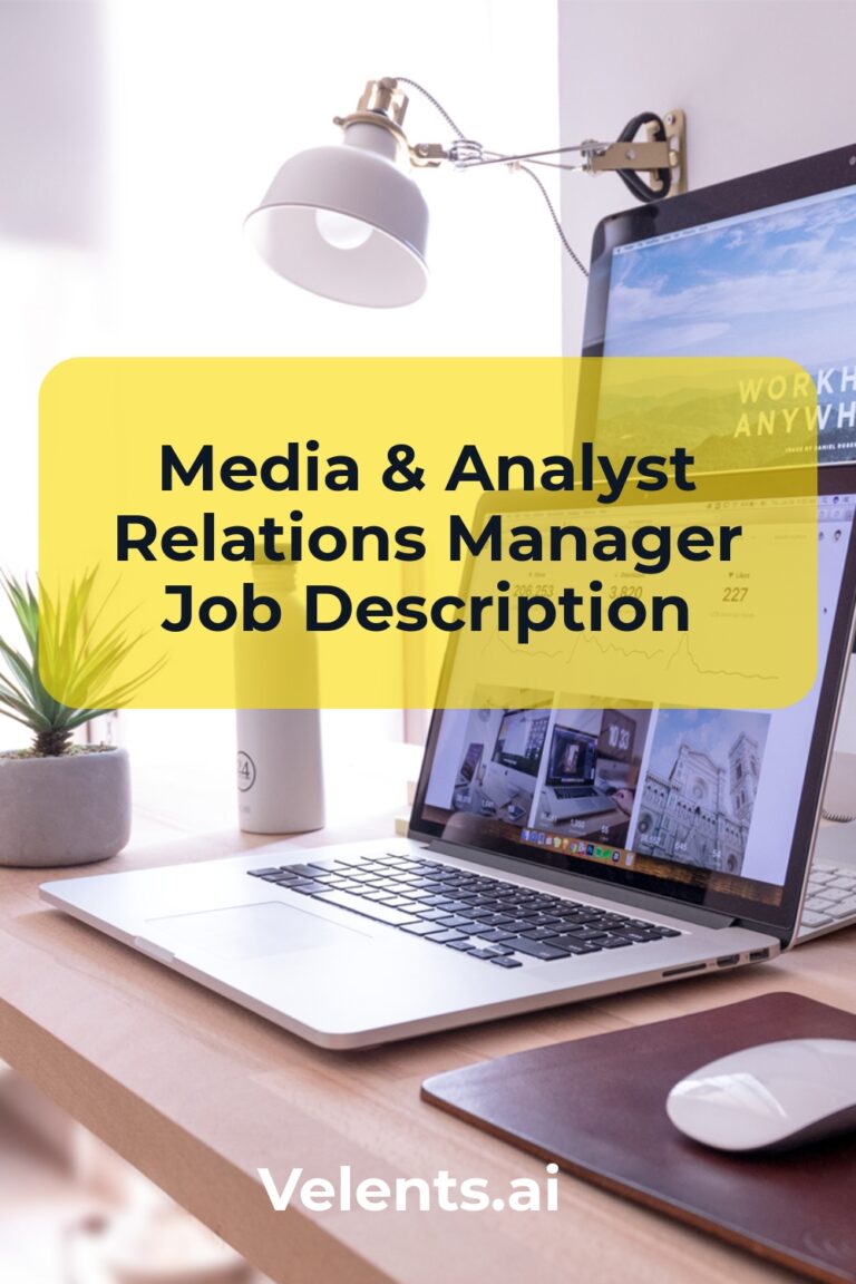 Media & Analyst Relations Manager